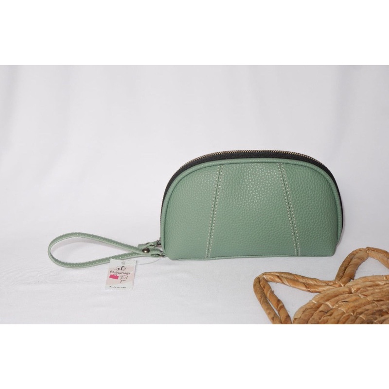 dompet wanita papirut bakpau bapau hp koin terlaris terbaru 2022 multifungsi-mint