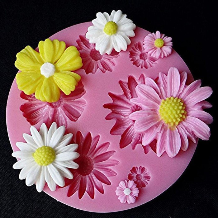 3D Silicone Mold Fondant Cake Decorate - Flower