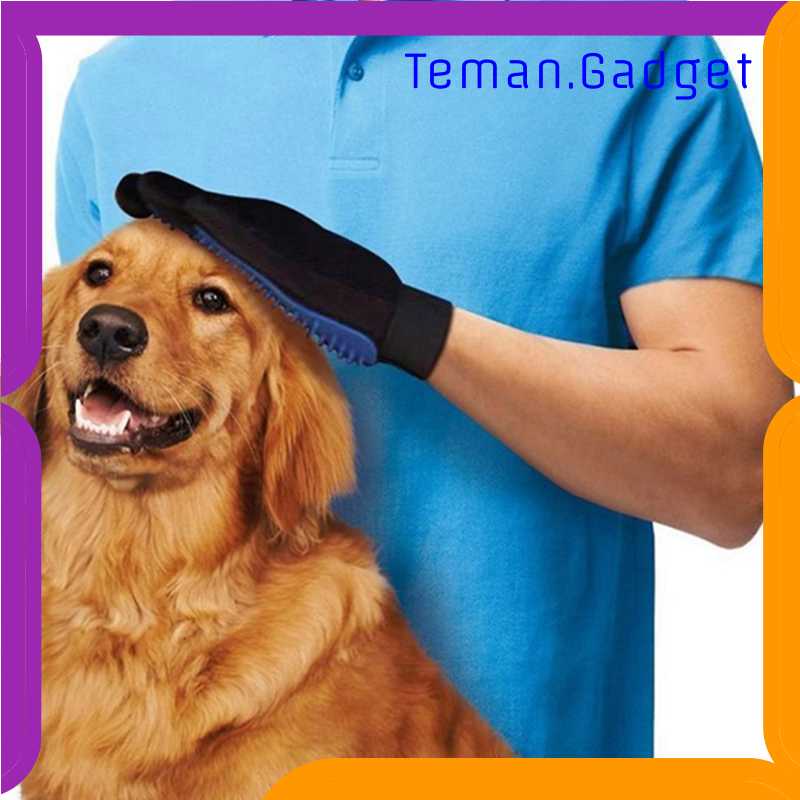 TG-DH NICREW Sarung Tangan Pijat Grooming Anjing - CWST1