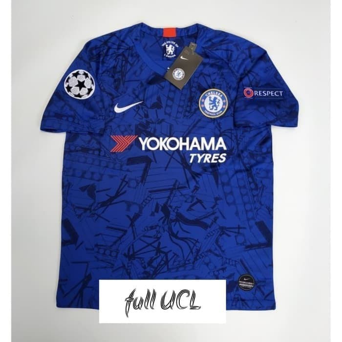 JERSEY CHELSEA HOME FULL PATCH UCL 2019/2020