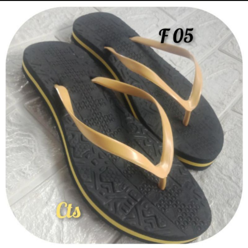 CTS Sandal Jepit Wanita Model Entrik Love F05