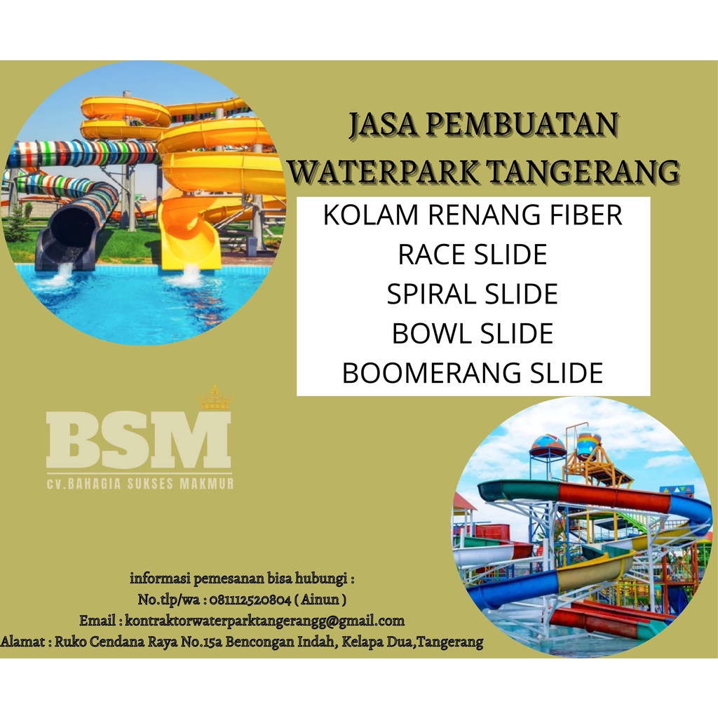 KONTRAKTOR KOLAM OMBAK BITUNG