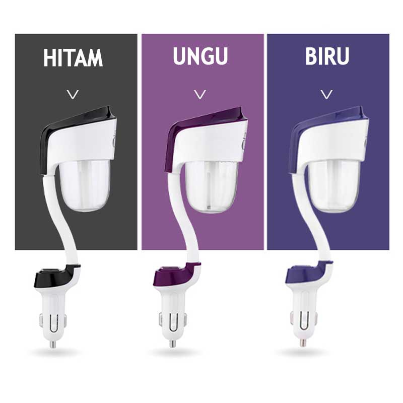 [100% ORI] Nanum 2 USB - Humidifier Car Diffuser Mobil - Car Aromatherapy Humidifier Nanum Difuser Mobil USB Port