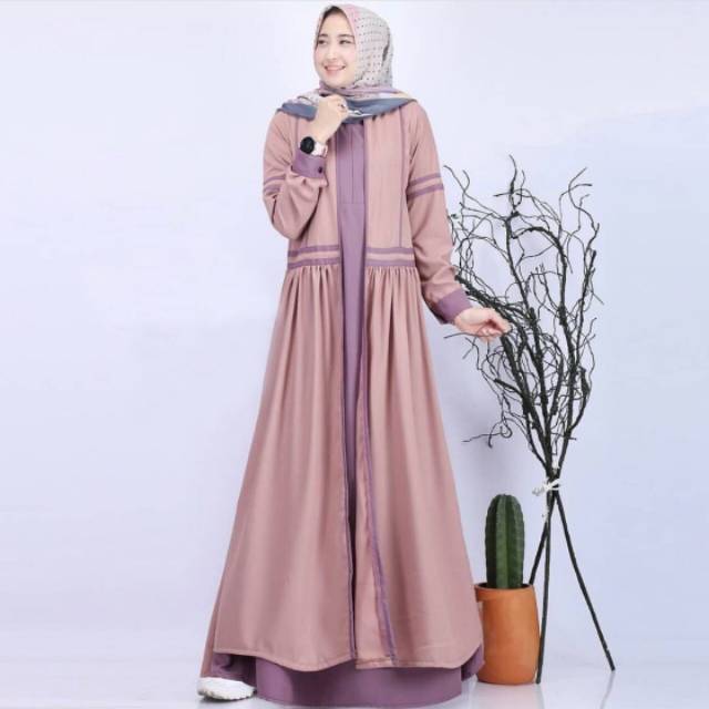 Humaira99 longdress syari maxi busui Freya ori glz