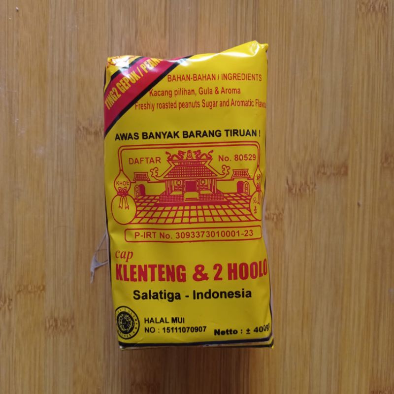 

Ting-ting Gepuk Cap Klenteng & 2 Holo Kemasan 400grm Isi 50pc