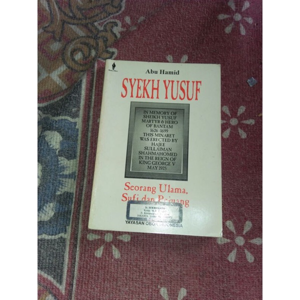 Syekh yusuf seorang ulama sufi dan pejuang - Abu hamid