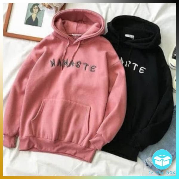 LARIS -       ITB Sweater Hoodie Wanita NAMASTE Fleece