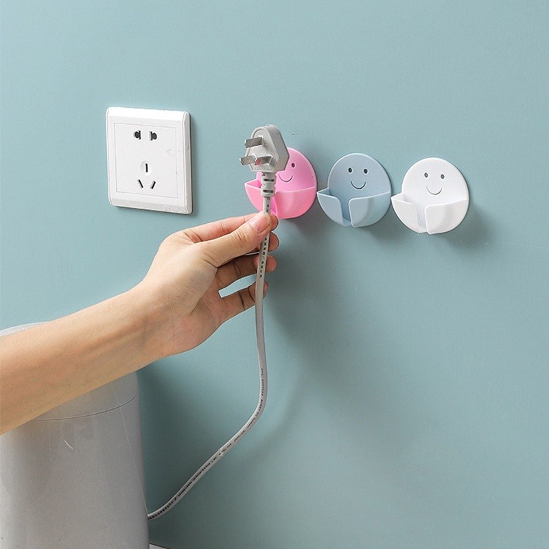 [ASS] Gantungan Kepala Kabel Socket Desain Wajah