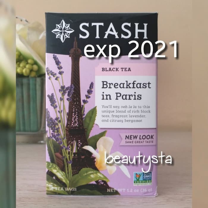 

Stash Tea Teh Breakfast In Paris- Black Tea 18 Tea Bags - tth1969