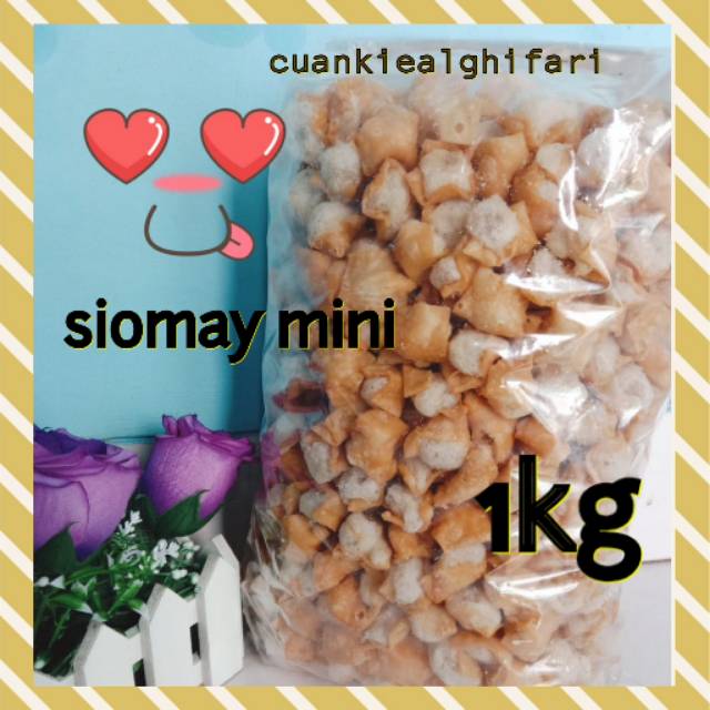 Siomay mini 1kg  renyah ,gurih dan kriuk kriuk