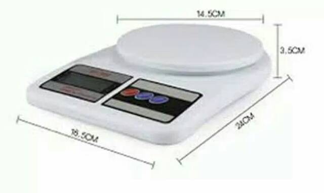 Timbangan Digital Kue Dapur Elektrik - Electric Kitchen Scale 10 kg SF 400 Elektronik