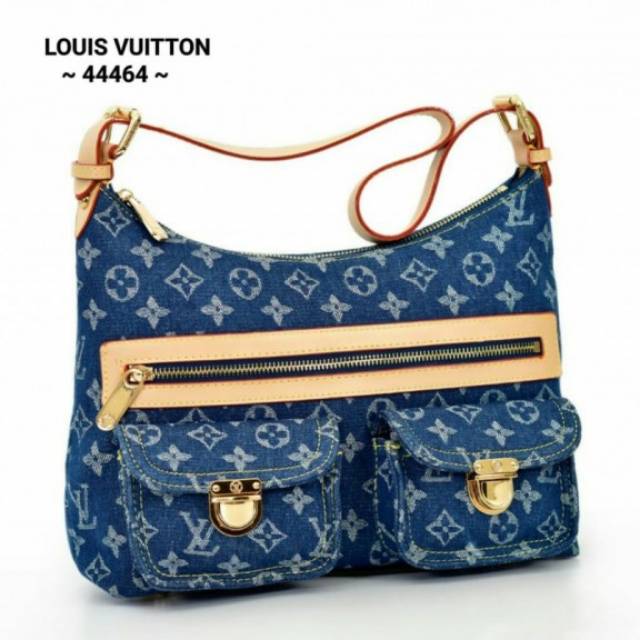 LOUIS VUITTON DENIM BAGGY BAG
