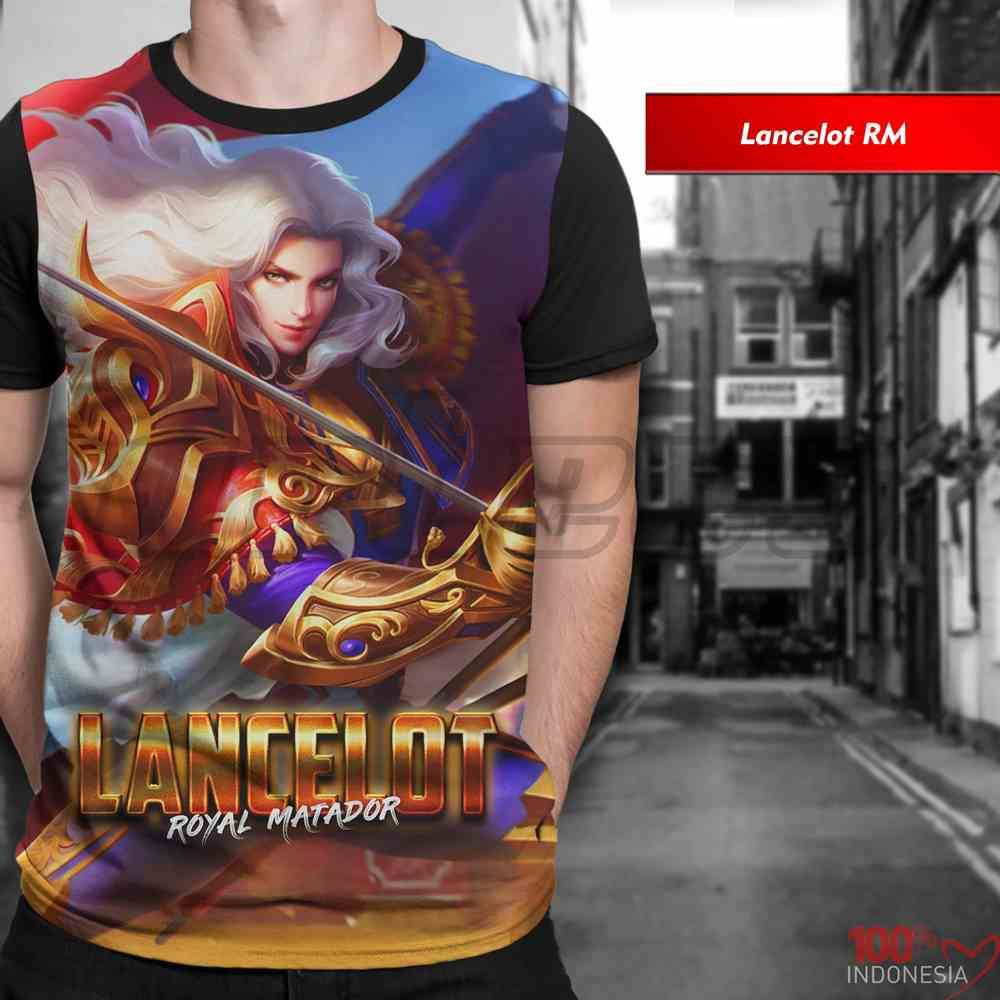 Kaos Distro 3D Fullprint ML Lancelot Matador- Distro Kaos Fullprint