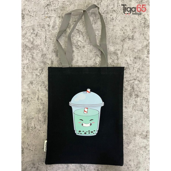 365 Tas Selempang Kuliah Sekolah / Totebag / Tote Bag Canvas 3930