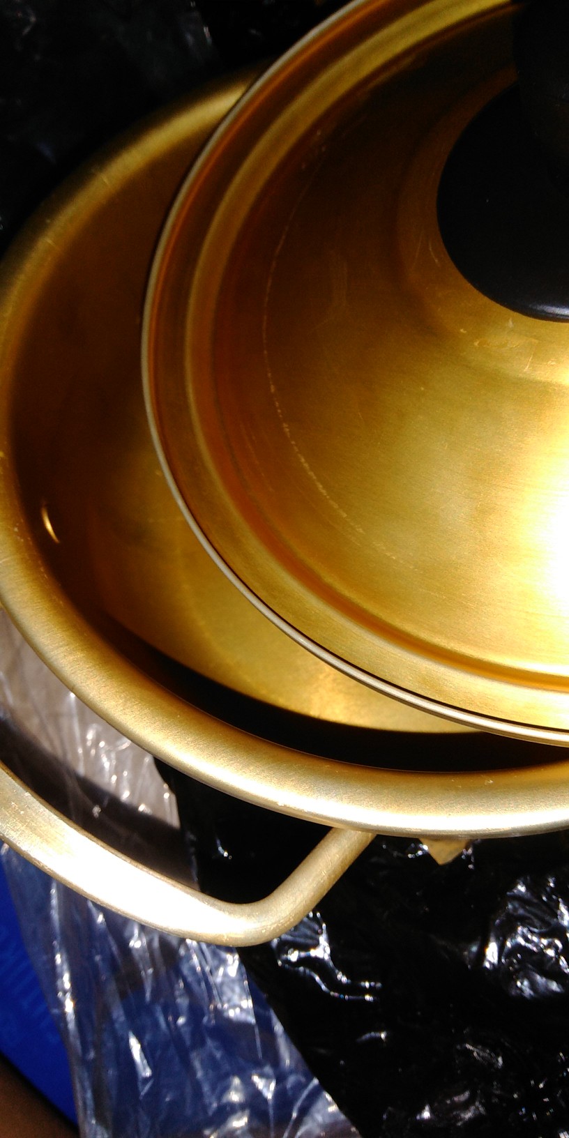 Panci Korea 16/18cm Ramyun Ramen Ramyeon Mie Gold Emas Hotpot