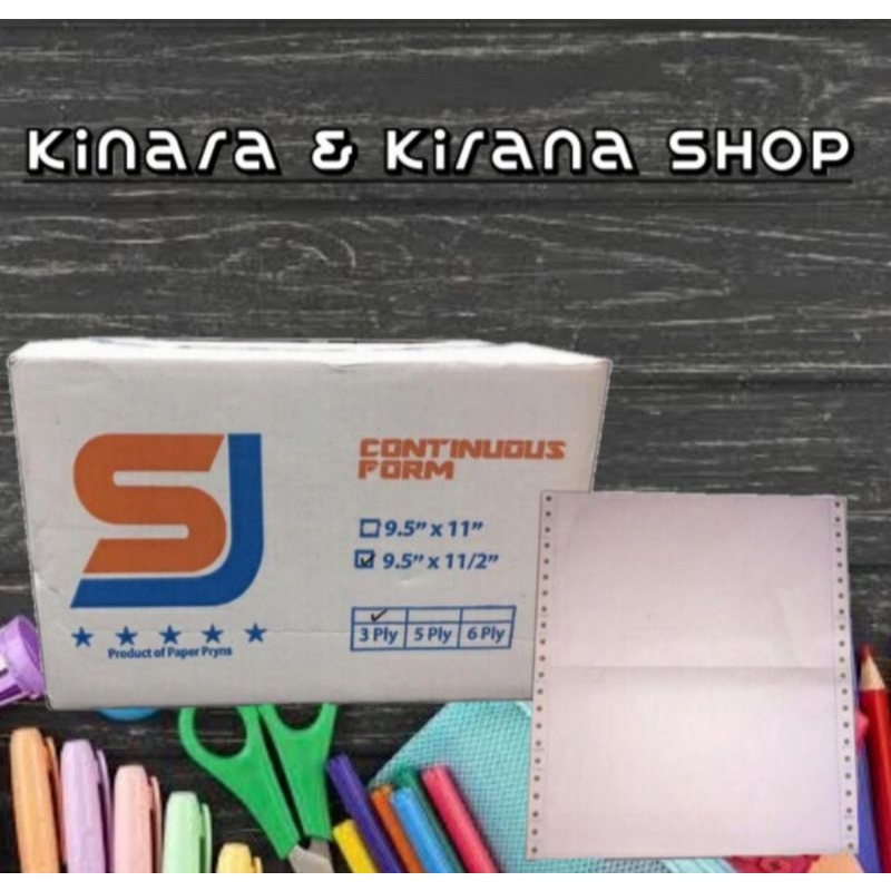 

Kertas Continues From SJ 9.5 x 11 / 9.5 x 11.2 3ply