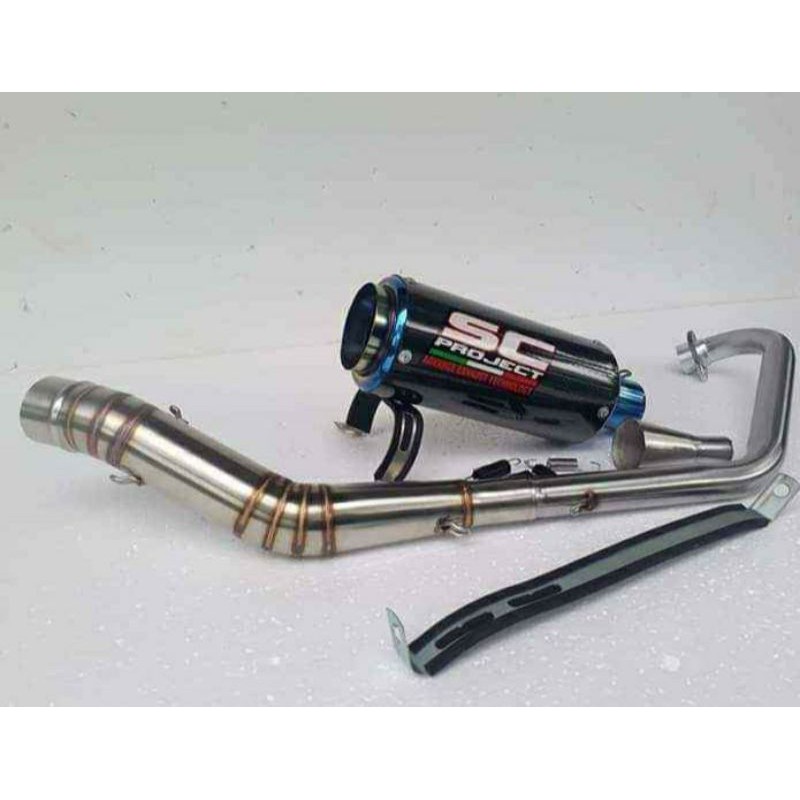 KNALPOT SC PROJECT CB150R OLD CB150NEW VIXION OLD VIXION NEW VERZA CBR BYSON MEGAPRO