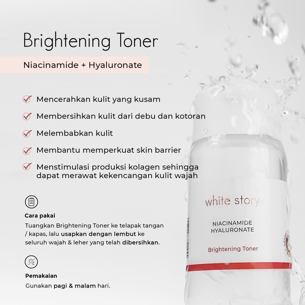 White Story Paket Wajah Brightening (Tanpa Serum)