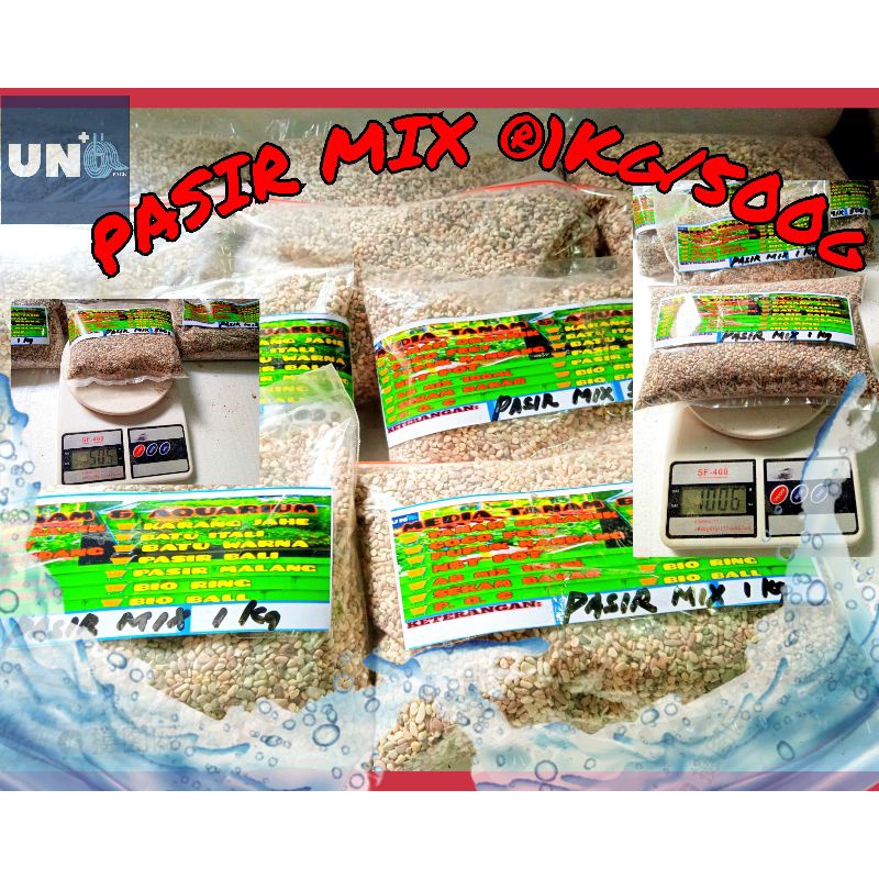 Pasir Mix Pancawarna Repack 1Kg &amp; 500gr(Murah)