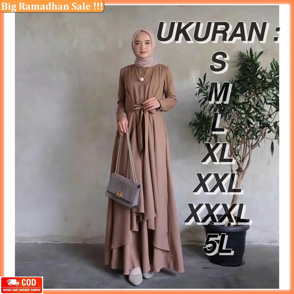 Gamis One Set Lexy Crop Welta Blazer Outfit Lebaran Gamis Lebaran Mx Lakshana Banyak Warna Dress Pes