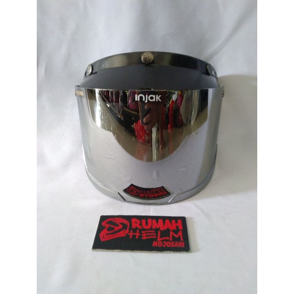 Kaca flat INJAK kaca datar untuk helm Bogo Cargloss Scoopy