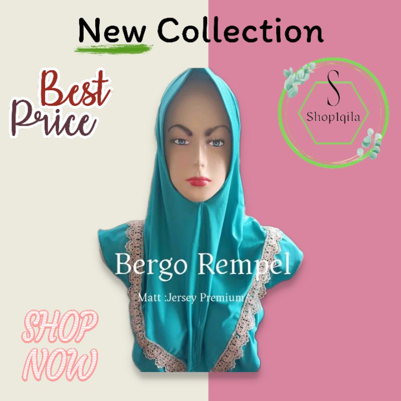 HIJAB_BERGO_JILBAB INSTAN_KERUDUNG REMPEL_KERUDUNG DEWASA_JILBAB WANITA_BERGO REMPEL