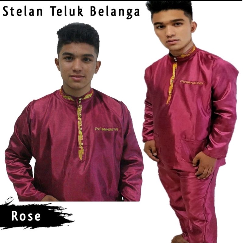 BAJU KOKO STELAN WARNA TELUK BELANGA