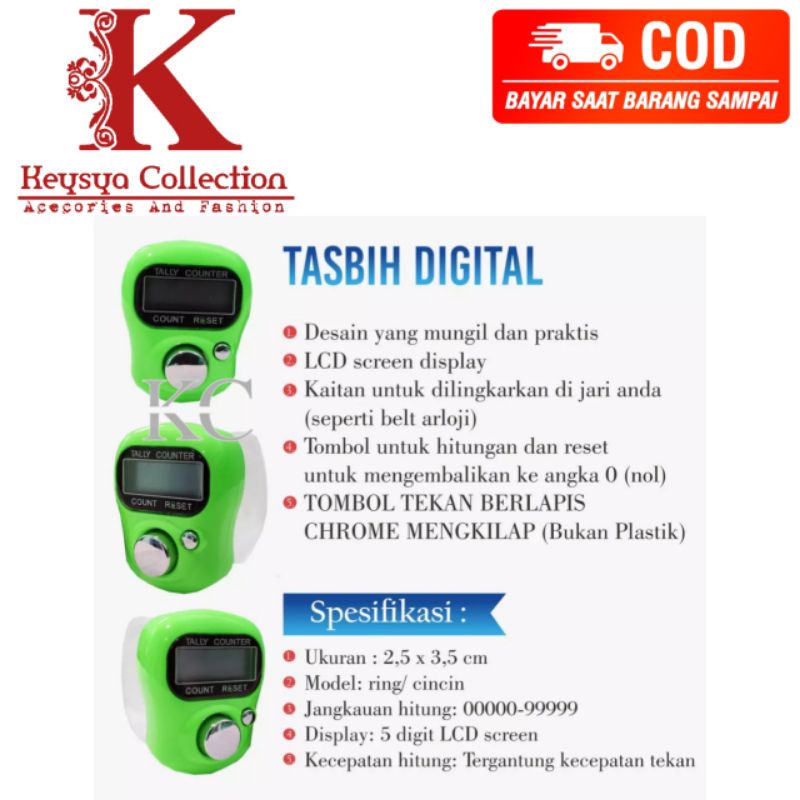 tasbih digital mini/ tasbih model kekinian