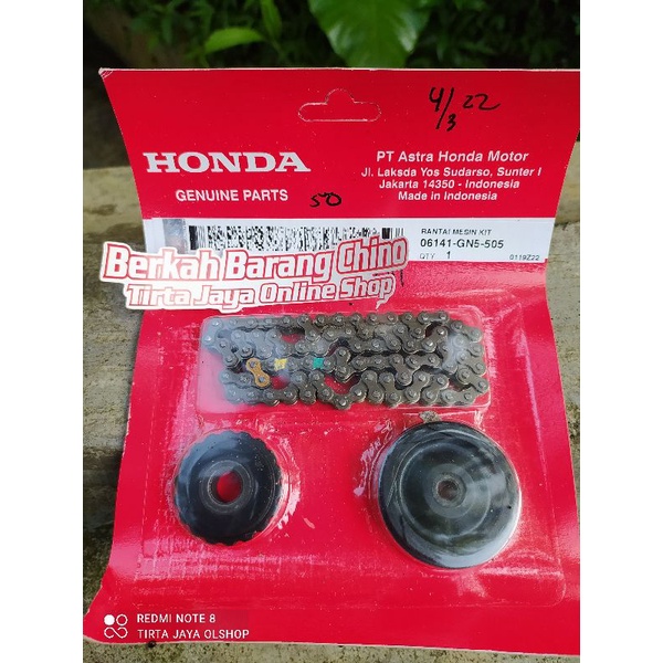 rantai kamprat timing chain honda astrea grand supra x 100 lama original honda ahm