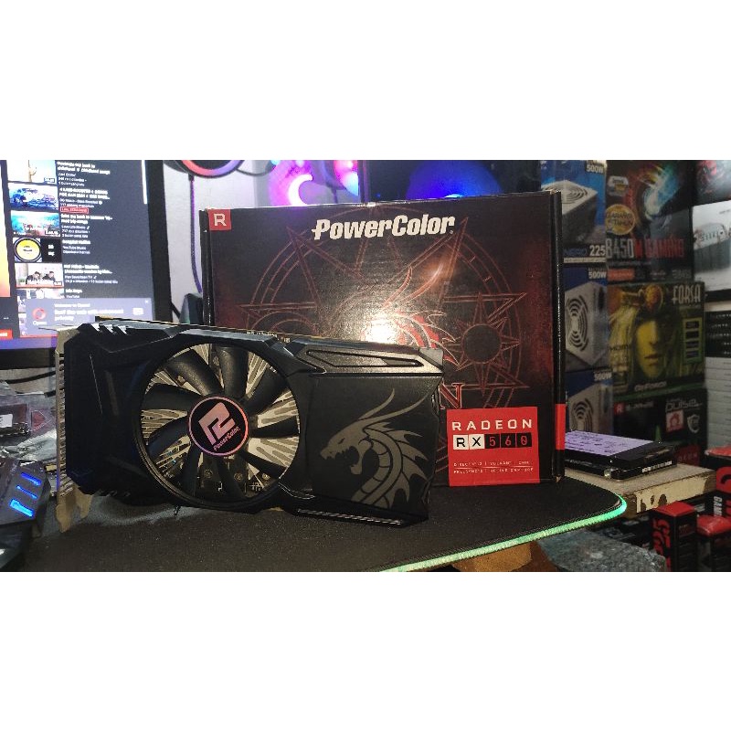 RX 560 4GB DDR5 RED DRAGON POWERCOLOR