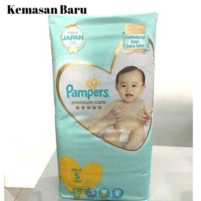 PROMO Pampers Premium Care Tape Tapped Perekat S48 / S 48 / S-48
