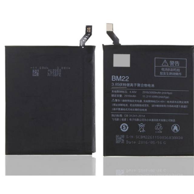 Baterai Battery Batre Original Redmi BM22 Mi5 Mi 5