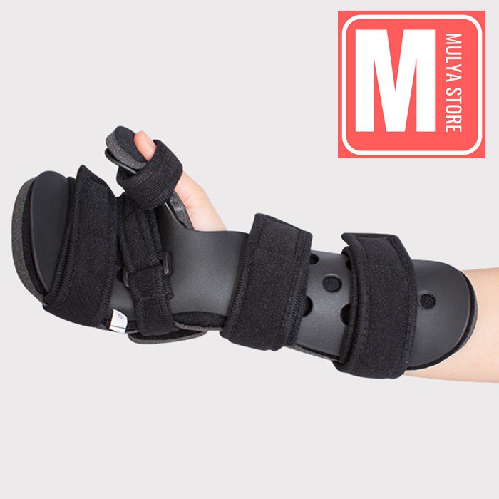 Wrist Brace Stroke Hand Splint Immobilization Alat Bantu Tangan Spasme Spastik Kaku Tegang