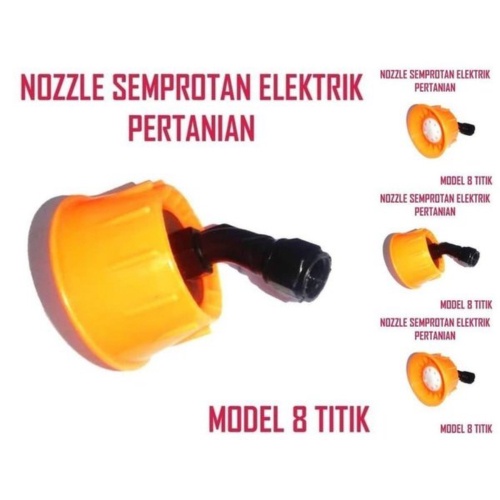 Jual Dijual NOZZLE SPRAYER AIR MODEL BUNGA 8 TITIK LUBANG INPUT DRAT ...