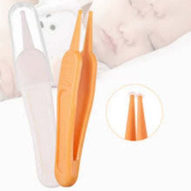 Jepit Pinset Kotoran Hidung Bayi Clean Tweezers bayi Membersihkan Bayi Telinga Hidung