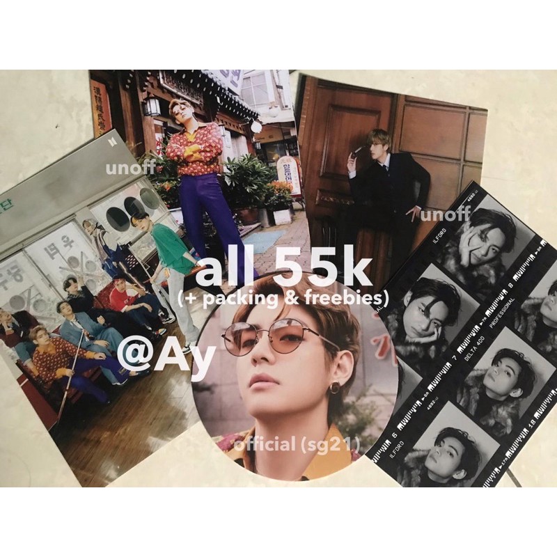 perintilan bts - mini poster (taehyung)