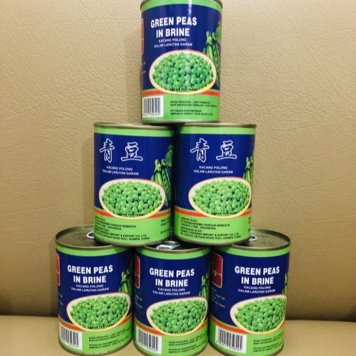 Khas Jaya Kacang Polong Kaleng Greenpeas IKPS 397 Gram