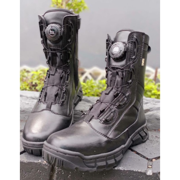 SEPATU PDL PORLI TALI PUTAR MODEL TRAV REFLIKA BOA