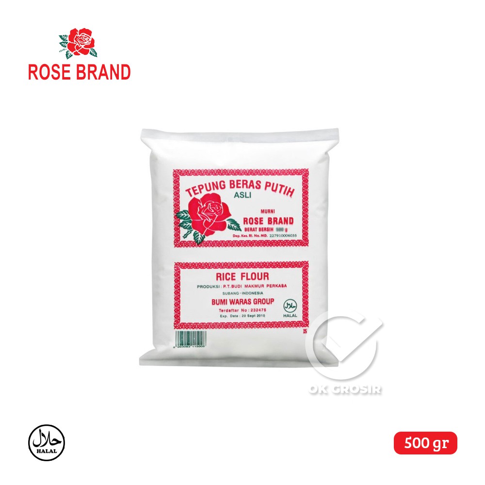 

Tepung Beras Putih Rose Brand / Bola Deli (500 gr)