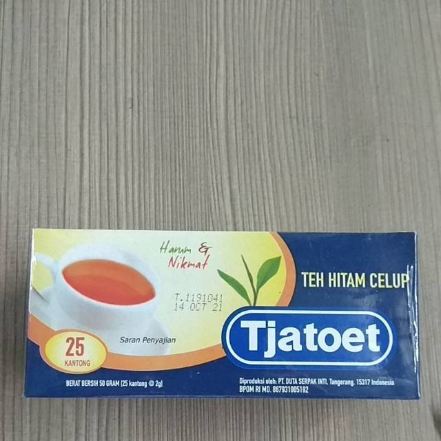 

Teh Celup Tjatoet 25 Kantong