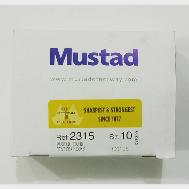 Kail Pancing No 10 Mustad 2315 Cap Kunci