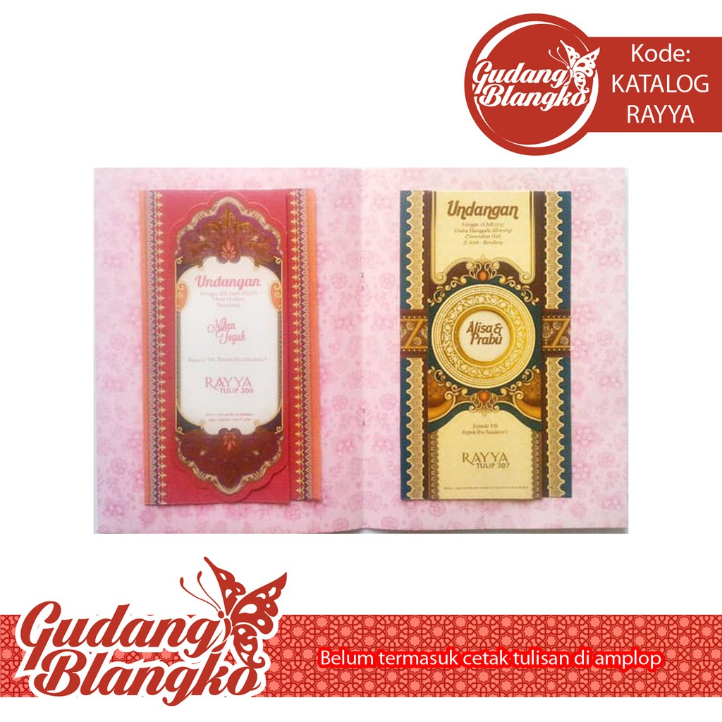 Album Katalog Blangko Undangan Rayya Termurah Shopee Indonesia
