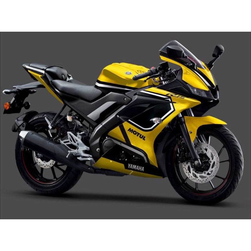 Decal Sticker List Variasi YAMAHA R15 V3 Kuning  Fullbody