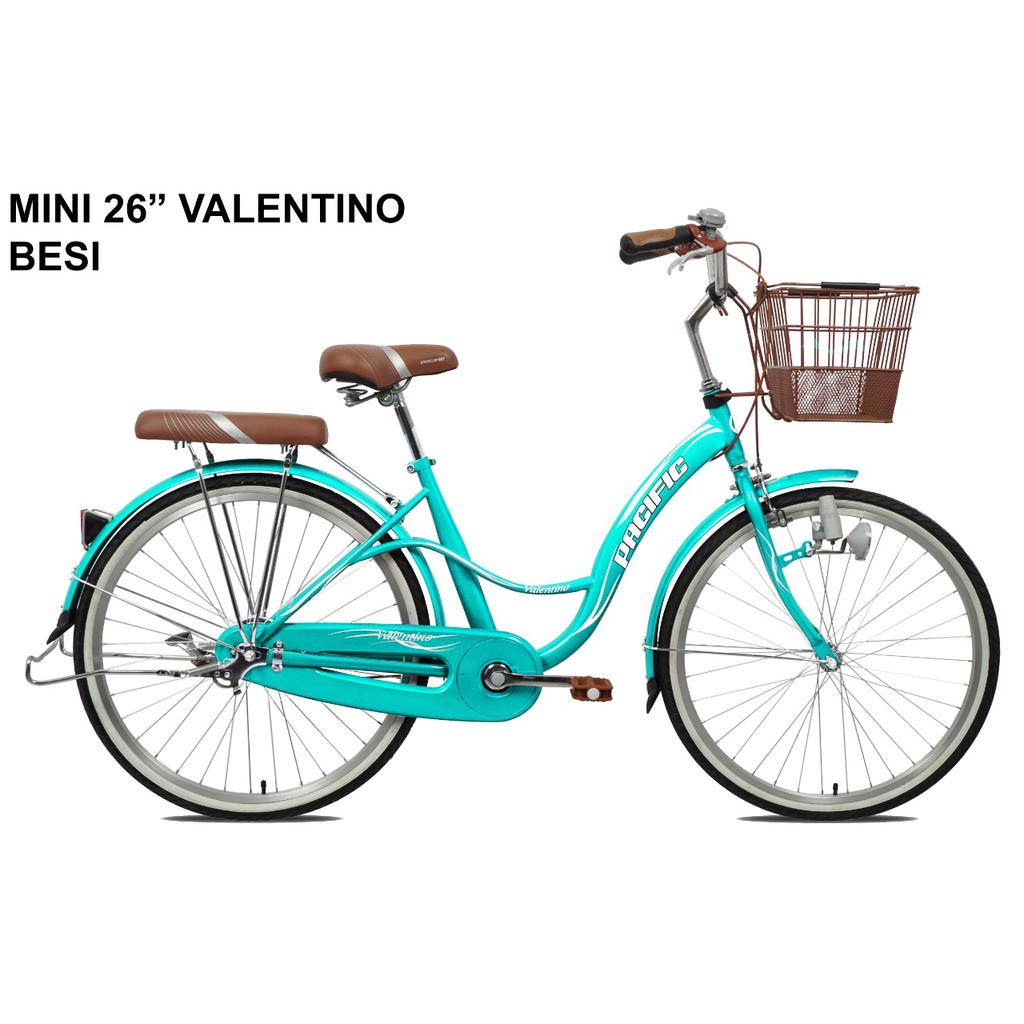  Sepeda  Keranjang Pacific Mini  26 Valentino Shopee Indonesia 