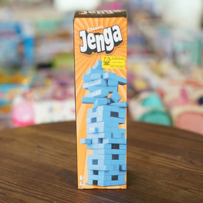 CLASSIC JENGA ORIGINAL JENGA TOWER MAINAN BALOK