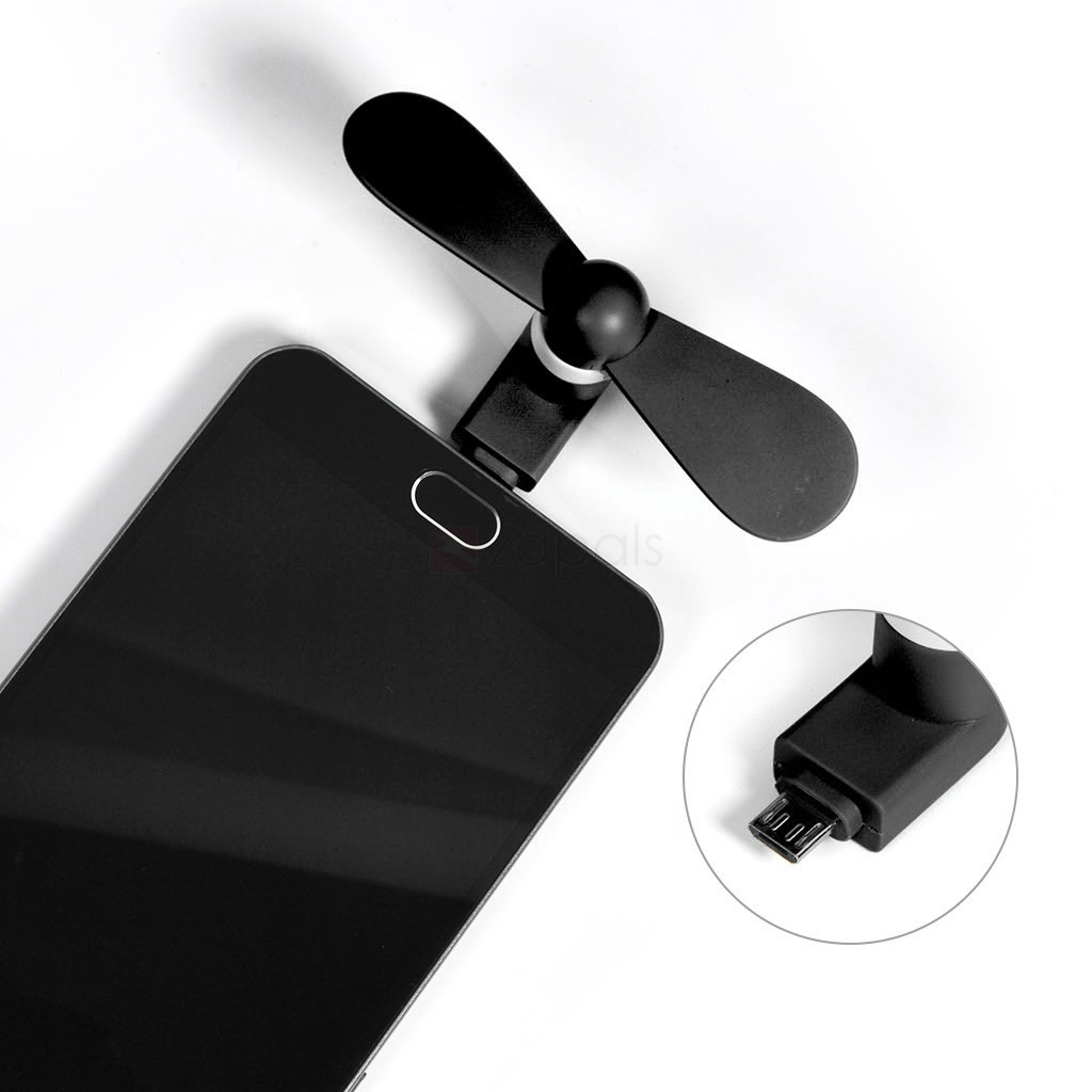 Kipas Angin Portable Mini Fan Android Smartphone OTG