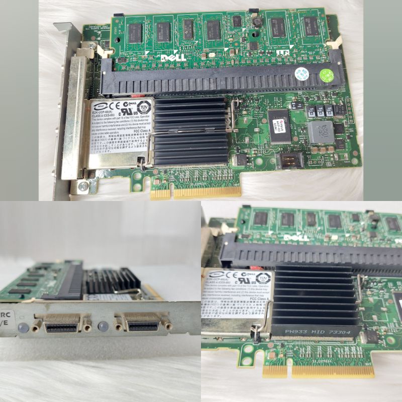 Dell PERC 6/e 512mb SAS RAID Controller