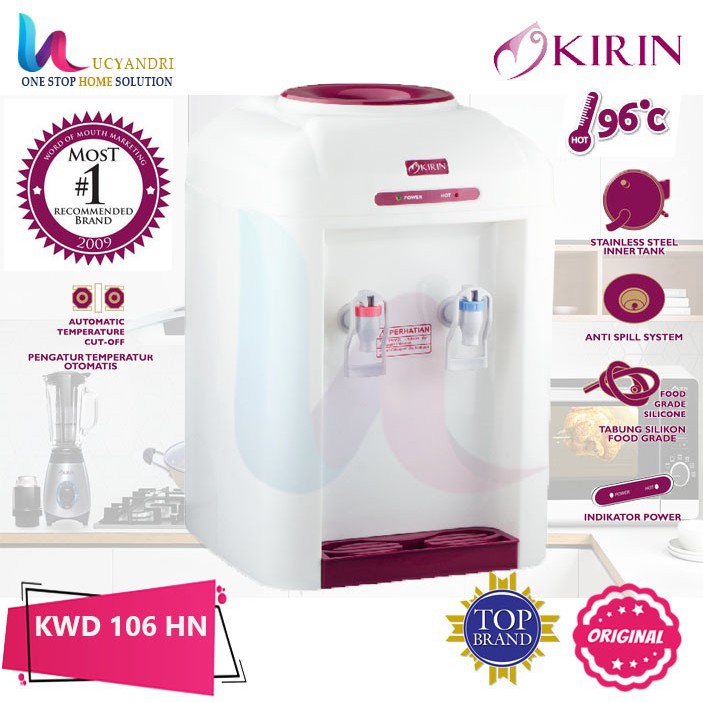 KIRIN KWD 106 HN - Dispenser Air Galon Atas / Water Dispenser