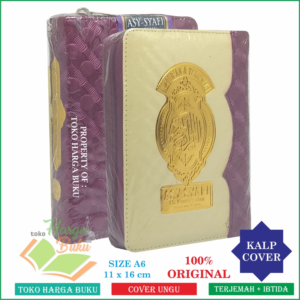 Foto Al-Quran Asy-Syafi A6 Jaket Resleting Dilengkapi Waqaf & Ibtida' Penerbit Alfasyam Quran