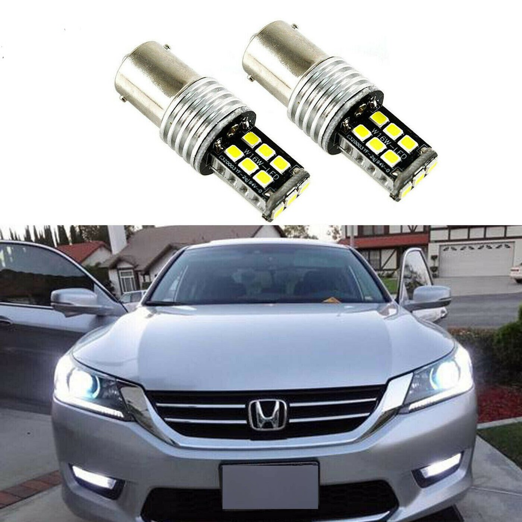 Lampu LED Rem Bayonet BAY15D S25 15 Mata SMD 1157 Canbus Mobil Motor